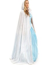 Deluxe Velvet Adult Cloak Cape with Lined Hood Machine Washable Durable Costume