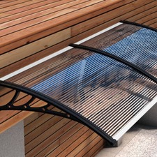 Door Canopy Awning Shelter Outdoor Porch Patio Front Back Window Roof Rain Cover