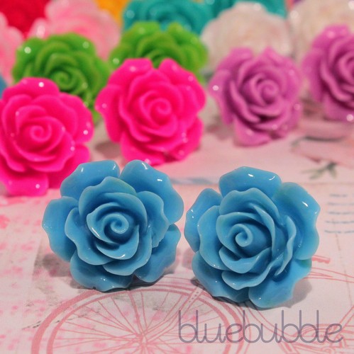 Large vintage carved 22mm rose - vintage,