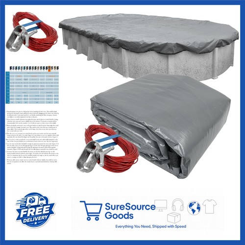 Solid winter pool cover x - 12,