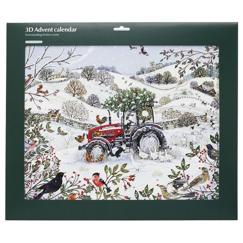 Christmas tractor large - tractor,