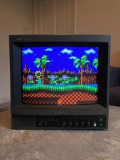 Sony Trinitron PVM-1440QM 14" RGB Retro Gaming CRT TV Professional Video Monitor