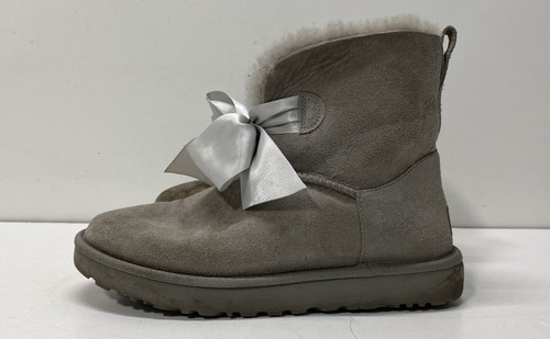 Ugg gita grey suede sheepskin - gita,