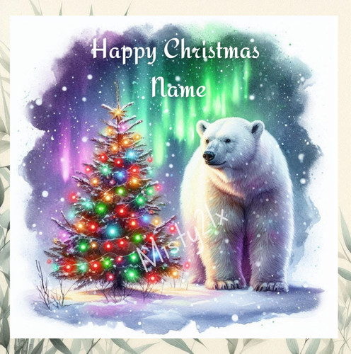 Personalised polar bear - polar,