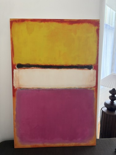 White center yellow pink and - white, (yellow,