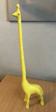 Vintage Yellow Painted Metal