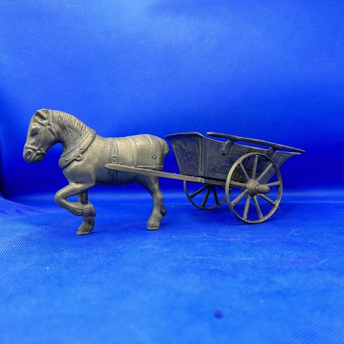 Brass horse cart shire - cart, shire-horse