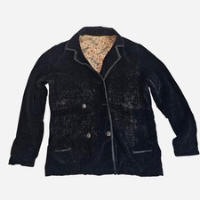 1920s Antique Velvet Black