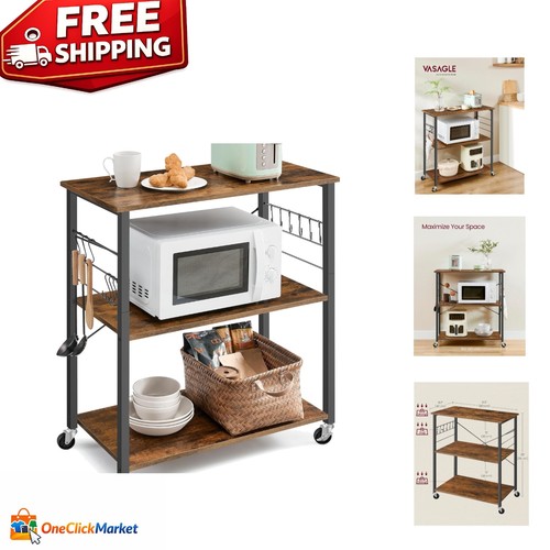 Mobile kitchen shelf wheels - kitchen, on