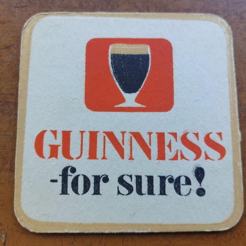 Guinness beer mat cat - guinness,