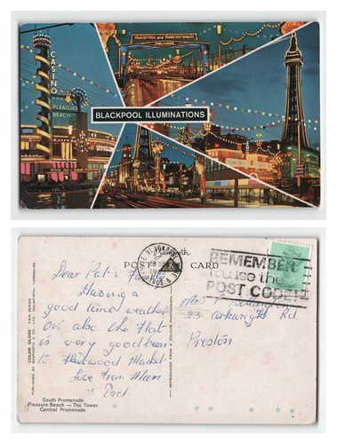 Postcard blackpool - postcard,