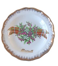 Liverpool Road Pottery Staffordshire, Macduff Tartan Trinket Dish 4.5"