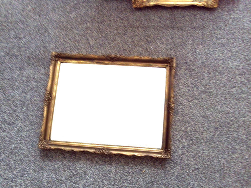 Ornate gold coloured - , swept