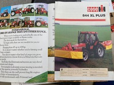 Case International Tractor 844XL & 4 Page Xtra Brochure