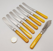 8 Vintage Art Deco Silver