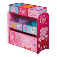 Brand New Sealed Peppa Pig 6 Bin Storage Organiser - Perfect Xmas Gift