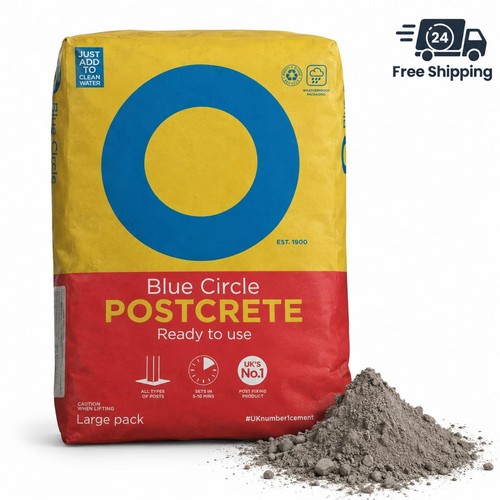 Blue circle postcrete 20kg - circle,
