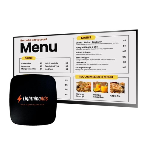 Lightning ads digital signage - ads,