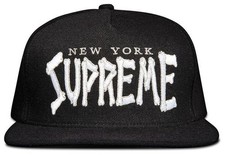 Supreme Bones Logo 5-Panel Cap