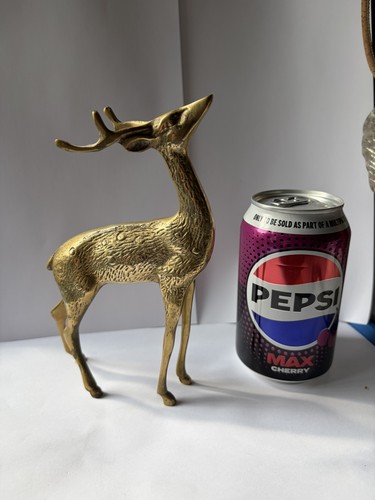 Vintage solid brass - , deer