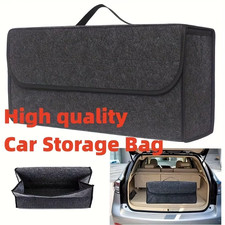 Grey Car Boot Organiser Felt
