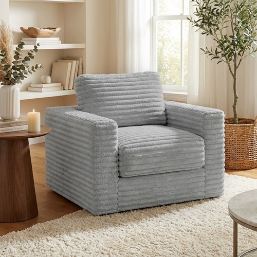 Sherpa fleece armchair with - sherpa,