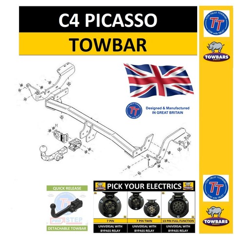 Detachable towbar for citroen - detachable,