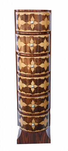 Art deco tall boy chest - tall,