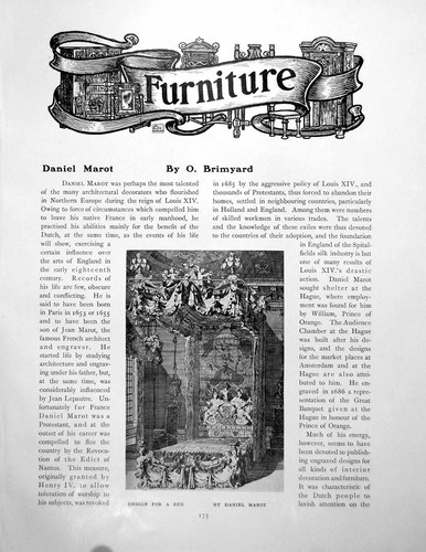 Old furniture daniel marot - old,