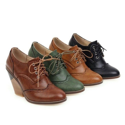 Womens lace oxfords - oxfords, wingtip