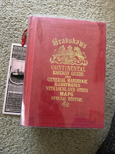 Bradshaws continental railway - bradshaws,