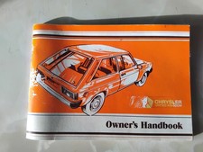 Chrysler Sunbeam Owners