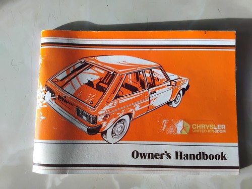Chrysler sunbeam owners - sunbeam,