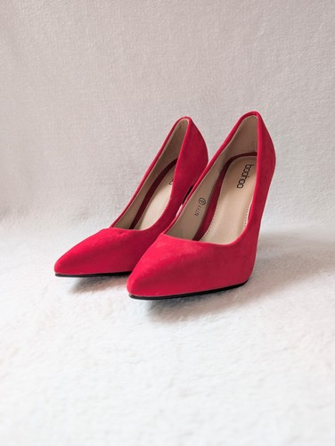 Boohoo red suede - boohoo,