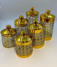 Set of 3 Golden Airtight