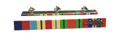 WW2 North Africa Star Medal Ribbon Bar With Mentioned In Dispatches Oak Leaf