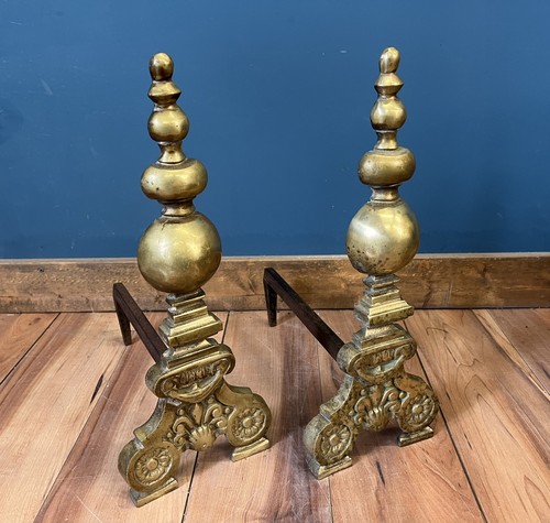 Antique brass fire - fire, /