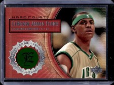 Lebron James Game Used Hard Court Floor 2003/04 Upper Deck RARE SSP LA Lakers