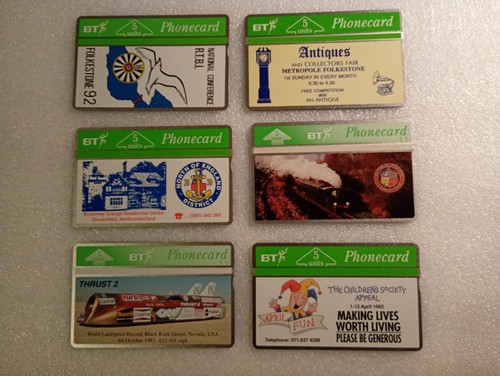 Telephone cards btg - cards, various
