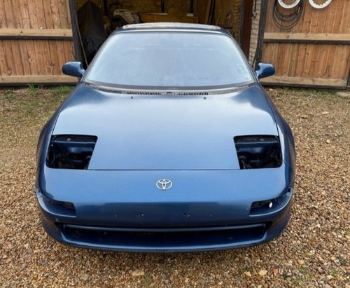 Toyota mr2 wing - wing, blue