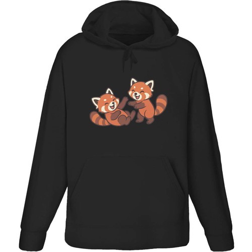 Red pandas playing adult - pandas,