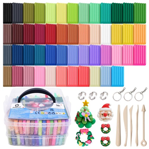 Polymer clay set - polymer, 50