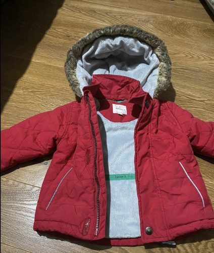 Red fur trimmed - red,