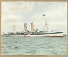 Military hospital ship 3a St Patrick. Large WWI Adams of Southampton photograph
