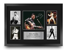 Elvis Presley Signed A3 Pre