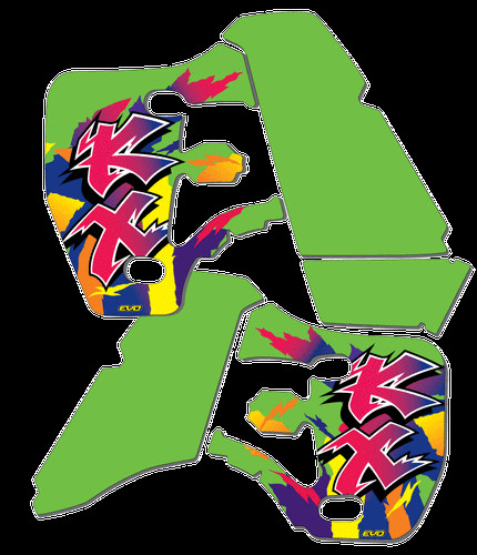 Rad tank decals kawasaki kx - decals,