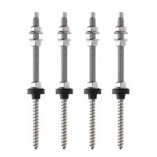 4 x Stainless Height