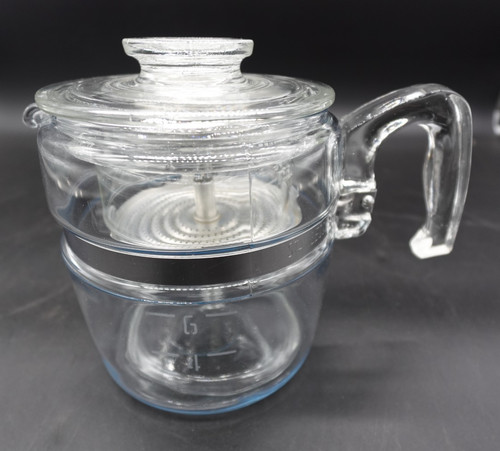 Pyrex cup glass percolator - pyrex,