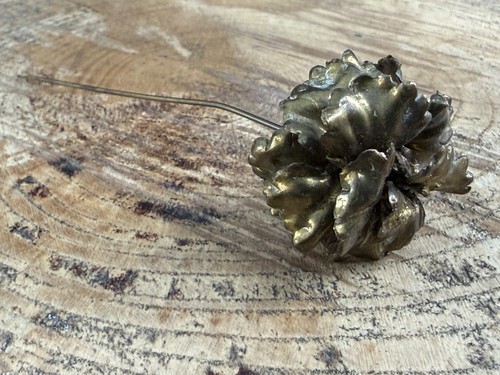 Antique gold tone carnation - antique,