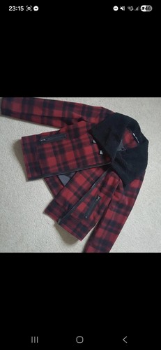 Red and black - , tartan